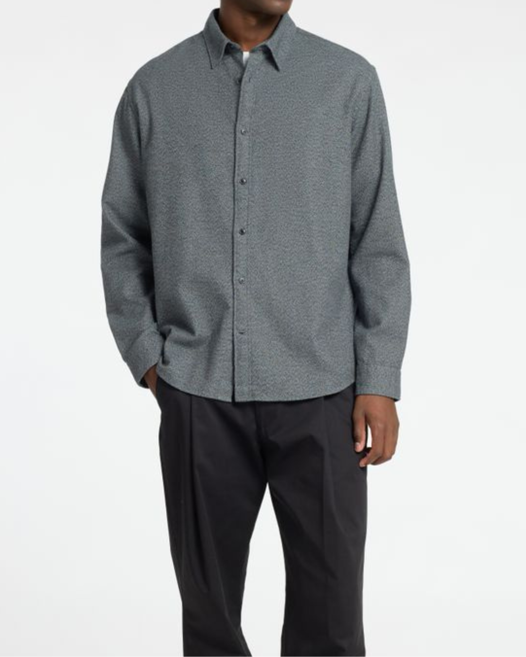 Selected Homme Reg-Owen Flannel Mix Shirt Dark Navy