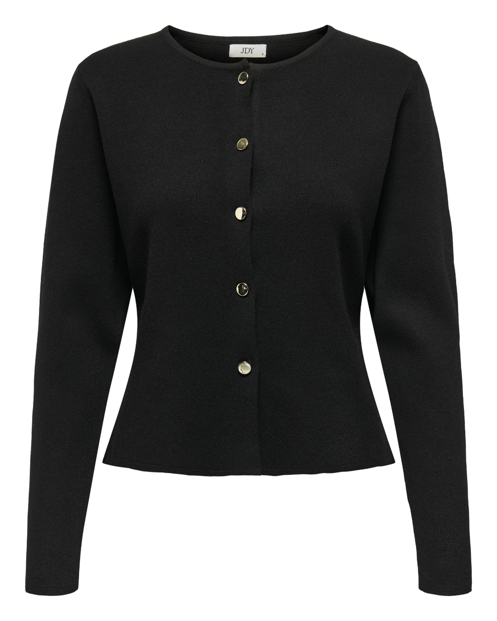 JDY Prime Life L/S On Fitted Cardigan Black