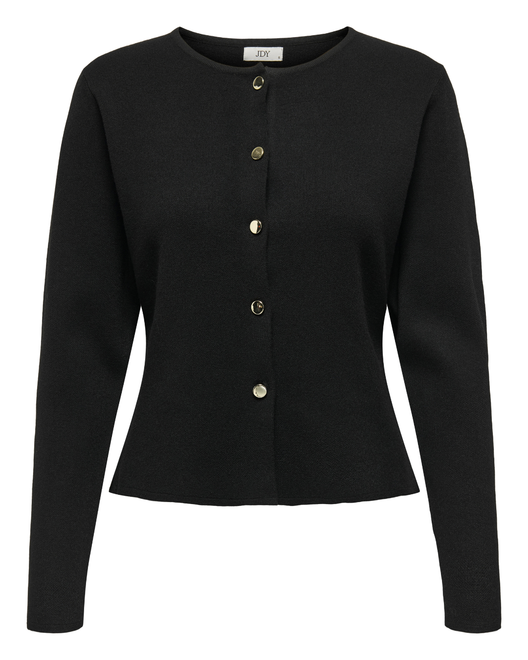 JDY Prime Life L/S On Fitted Cardigan Black