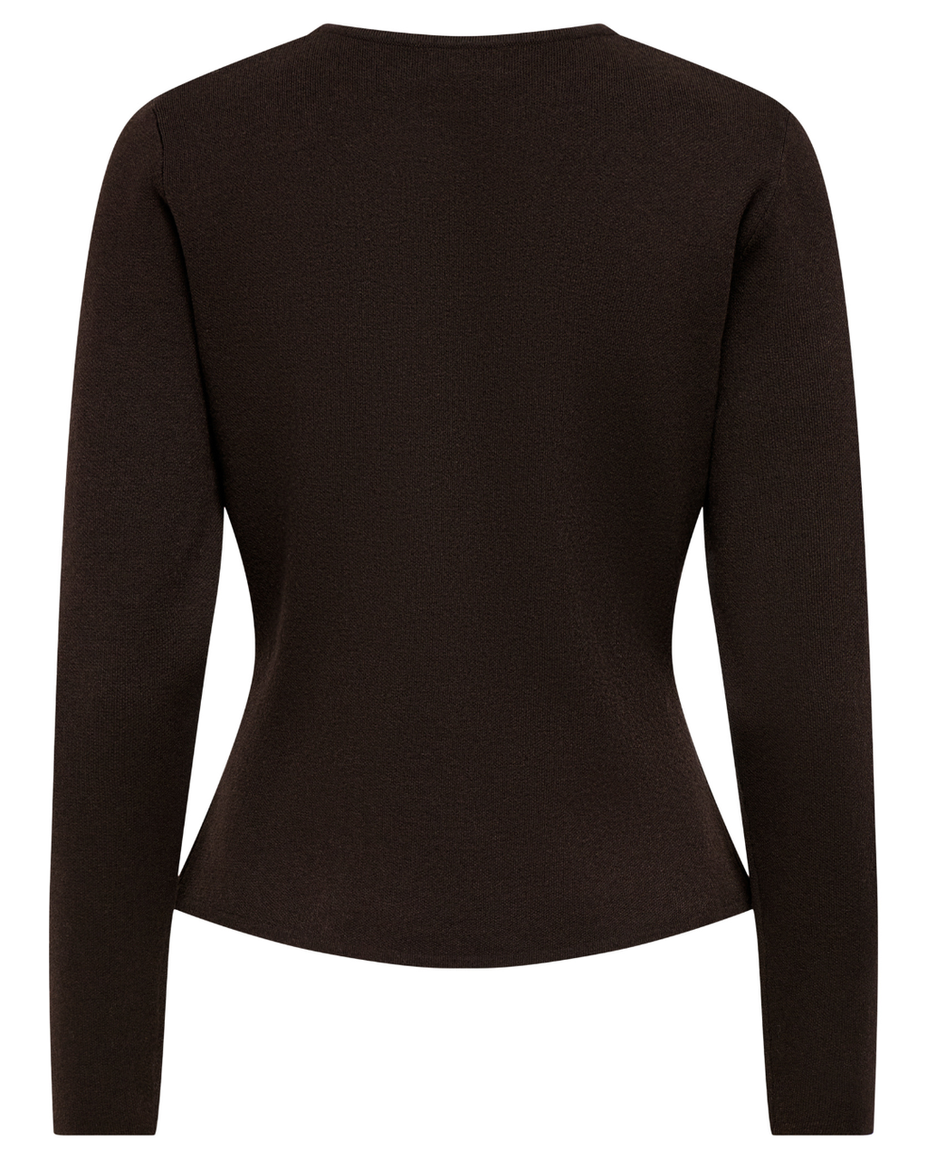 JDY Prime Life L/S On Fitted Cardigan Chocolate Torte