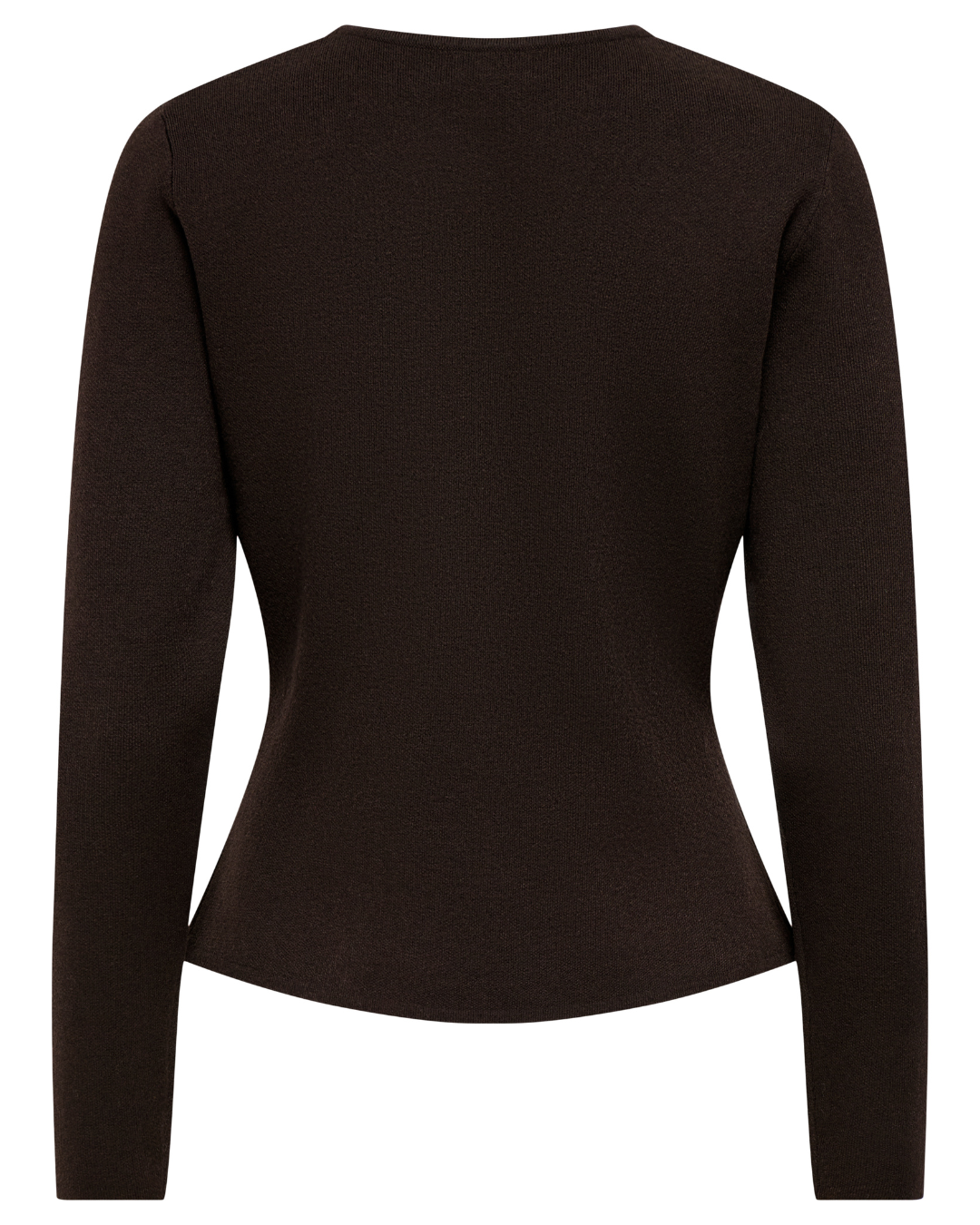 JDY Prime Life L/S On Fitted Cardigan Chocolate Torte