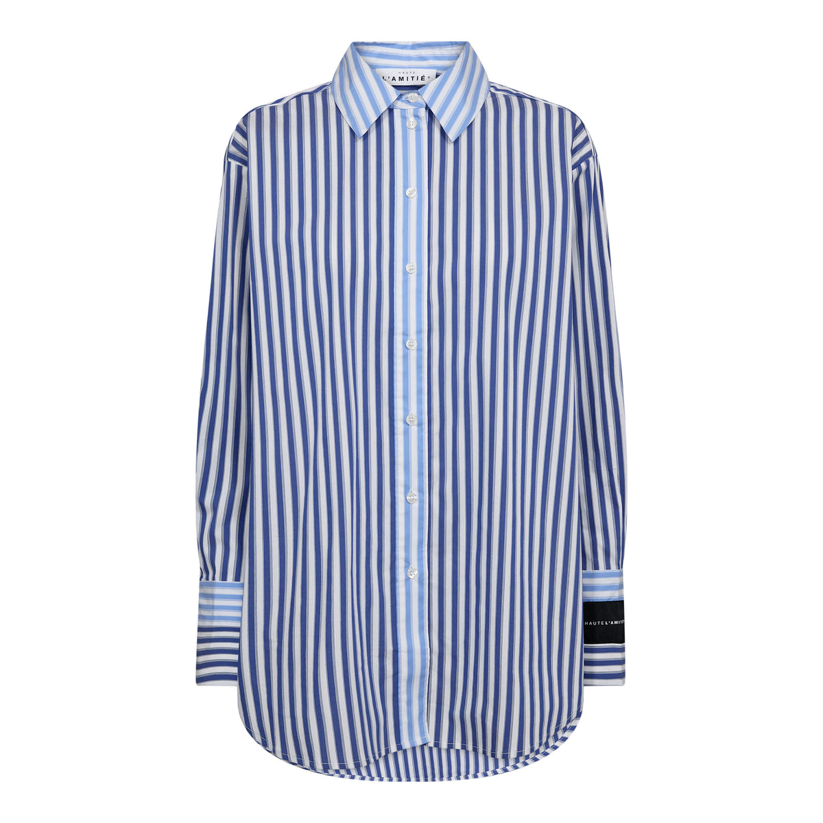 Haute L'amité Lark Mix Stripe Shirt White/Blue