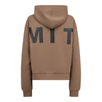 Haute L'amité Maxi Split Hoodie Walnut