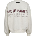 Haute L'amitié Back Print Studio Sweat Pearl
