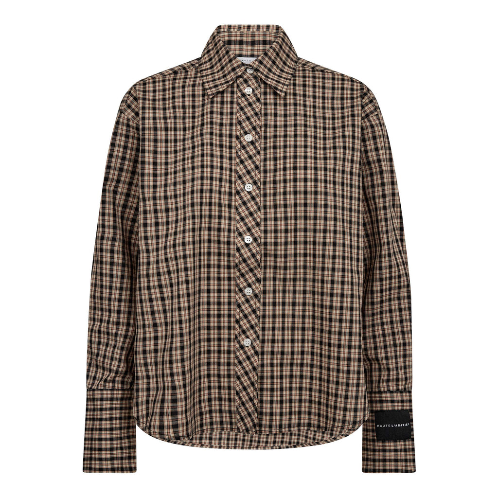 Haute L'amitié Maxi Logo Dessert Check Shirt Dessert