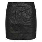 Ivy Copenhagen Kylie Leather Mini Skirt Black