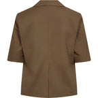 Ivy Copenhagen Katee Short Sleeve Uniform Blazer Coffee Bean