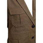 Ivy Copenhagen Katee Short Sleeve Uniform Blazer Coffee Bean