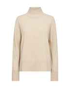 Mos Mosh Aima Cashmere Highneck Knit Oxford Tan