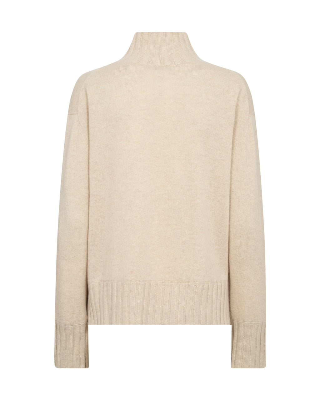 Mos Mosh Aima Cashmere Highneck Knit Oxford Tan