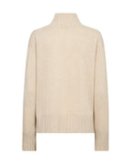 Mos Mosh Aima Cashmere Highneck Knit Oxford Tan