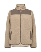 Mos Mosh Elisa Eli Teddy Jacket Feather Gray