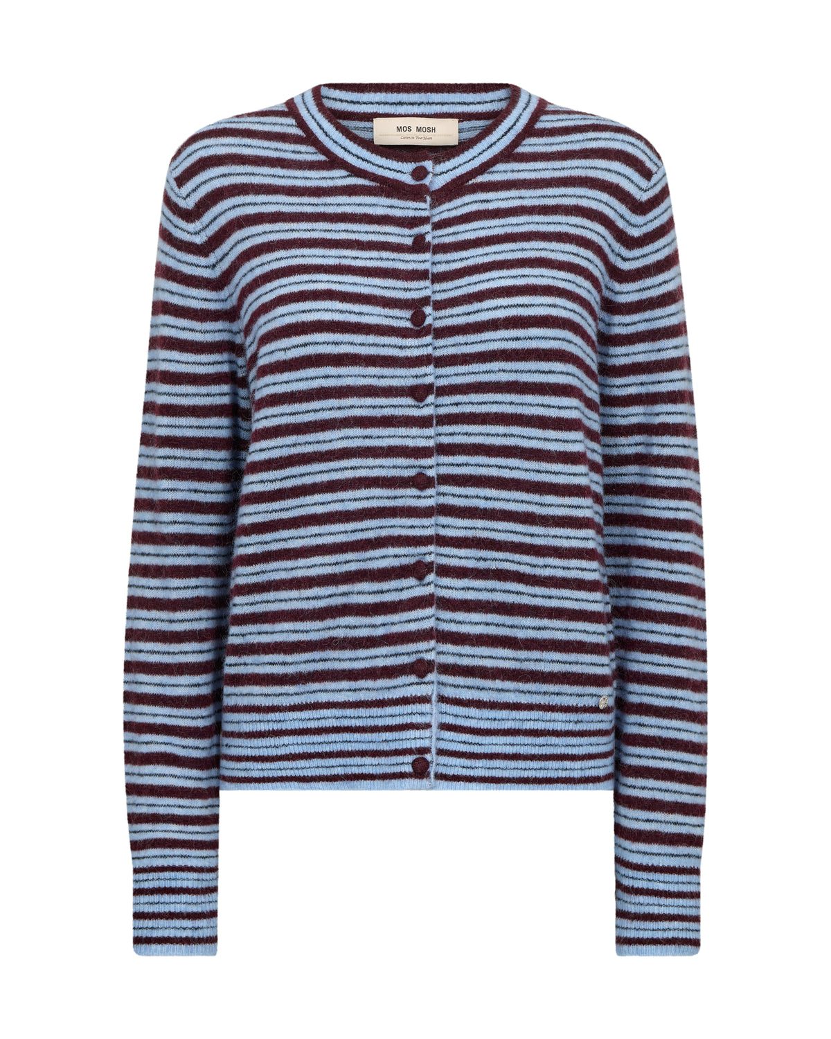 Mos Mosh Milvi Stripe Cardigan Port Royale