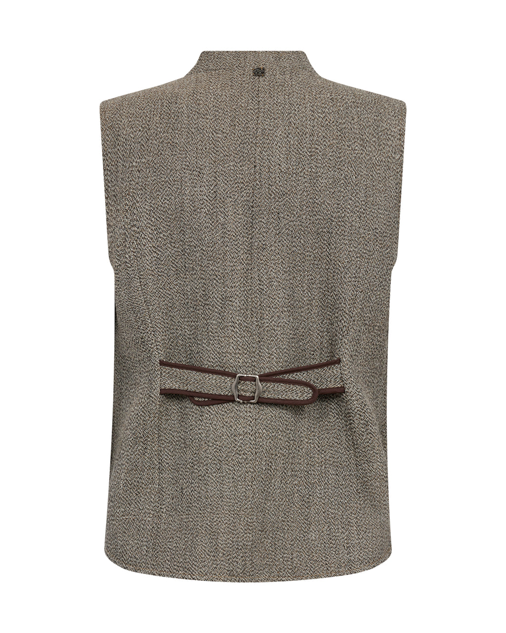 Mos Mosh Abigail Utah Vest Dark Camel
