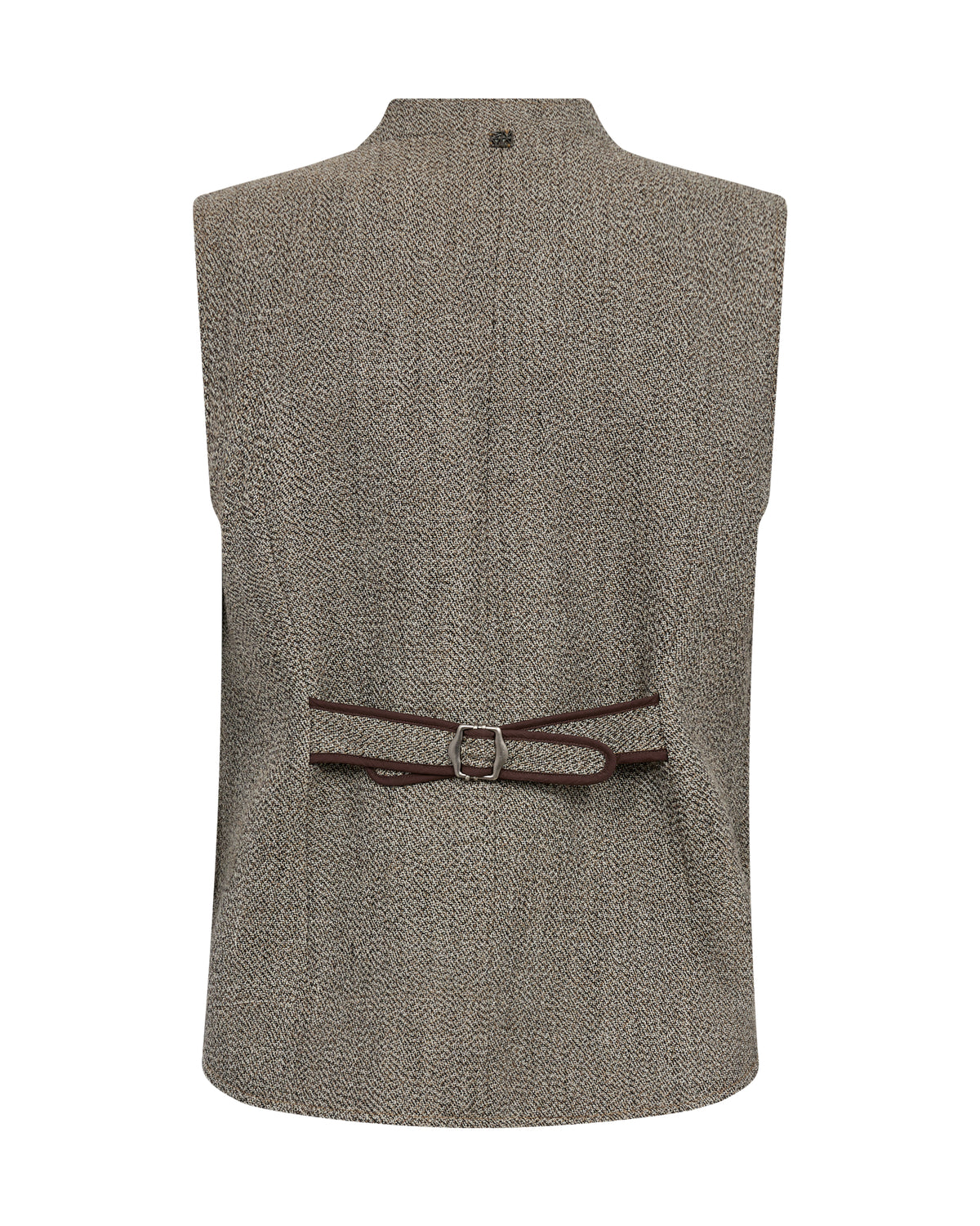 Mos Mosh Abigail Utah Vest Dark Camel