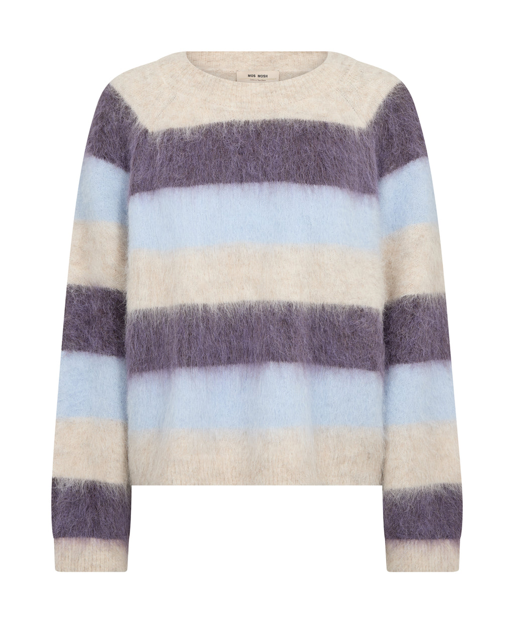 Mos Mosh Suvi Stripe Knit Sweet Grape