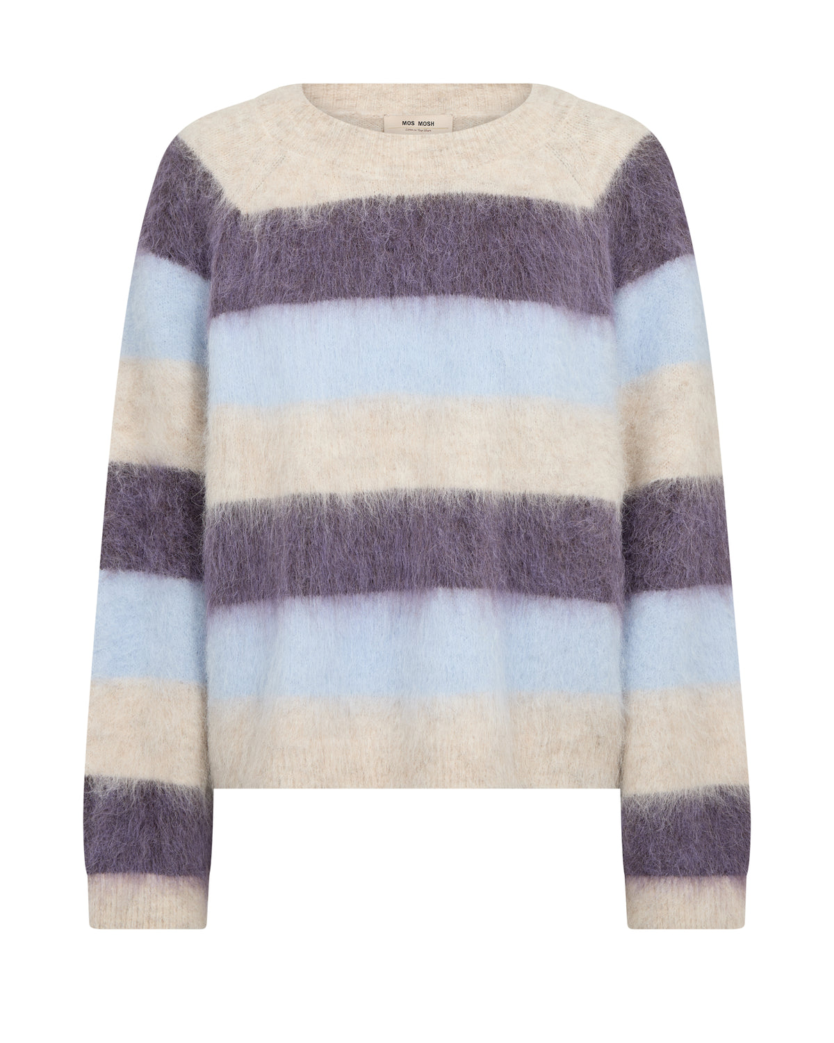 Mos Mosh Suvi Stripe Knit Sweet Grape