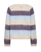 Mos Mosh Suvi Stripe Knit Sweet Grape