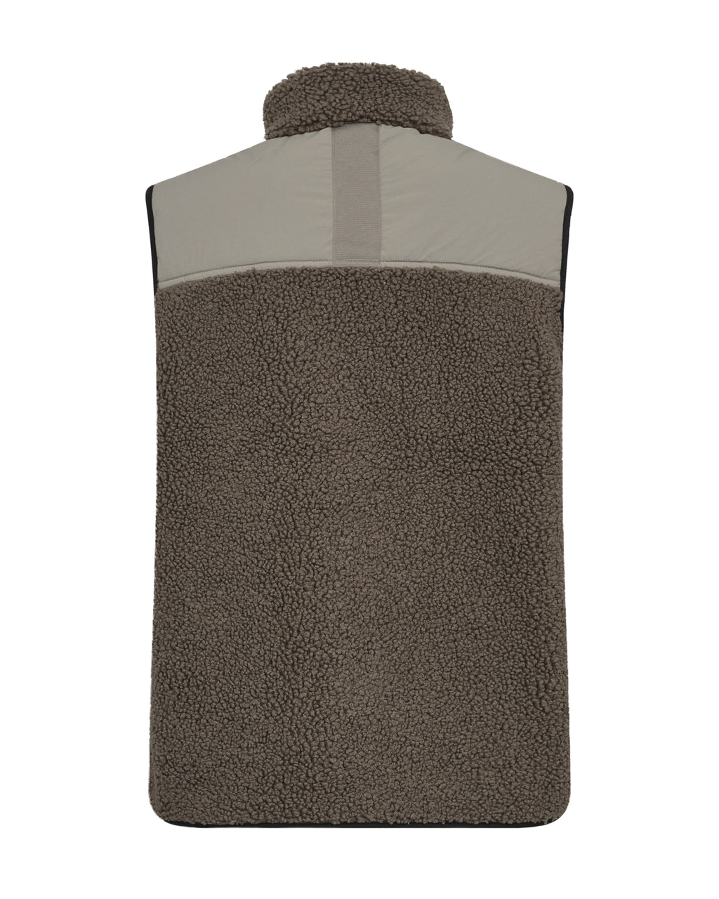 Mos Mosh Rowe Eli Teddy Vest Dusty Olive