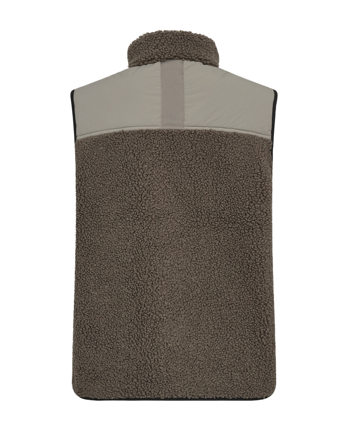 Mos Mosh Rowe Eli Teddy Vest Dusty Olive