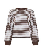 MSCH Copenhagen Monde Krestiane Pullover Egret/Hot Fudge