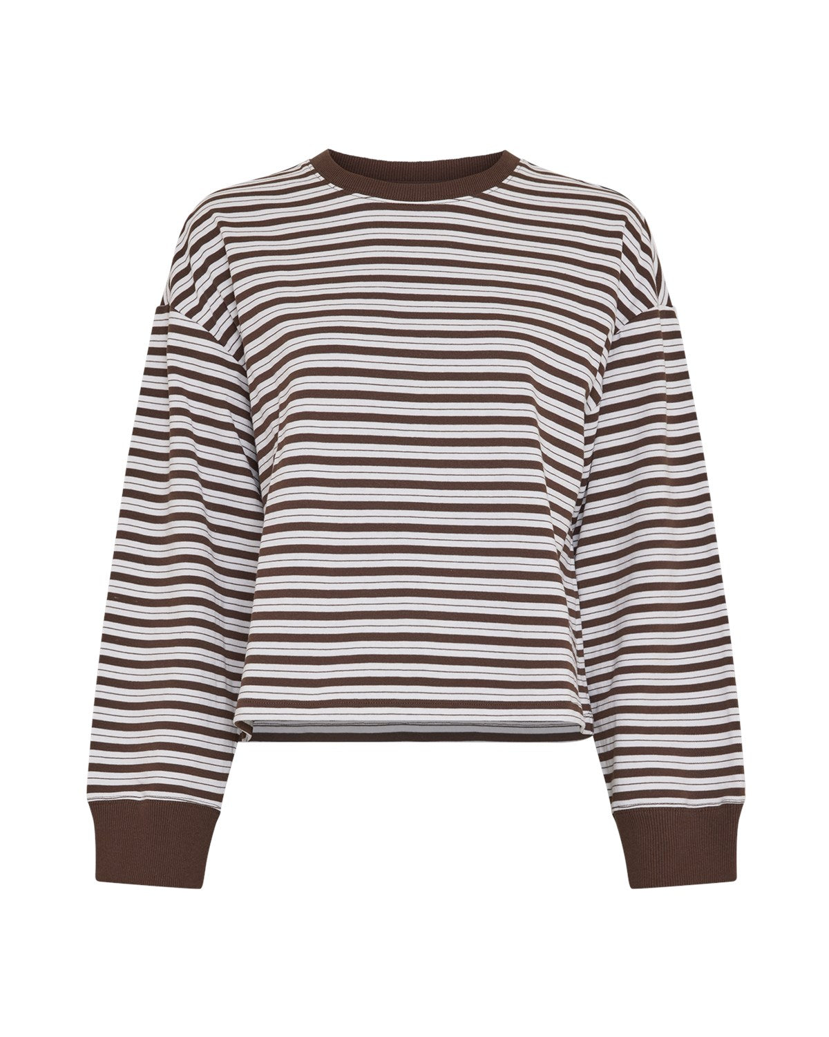 MSCH Copenhagen Monde Krestiane Pullover Egret/Hot Fudge