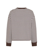 MSCH Copenhagen Monde Krestiane Pullover Egret/Hot Fudge