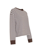 MSCH Copenhagen Monde Krestiane Pullover Egret/Hot Fudge