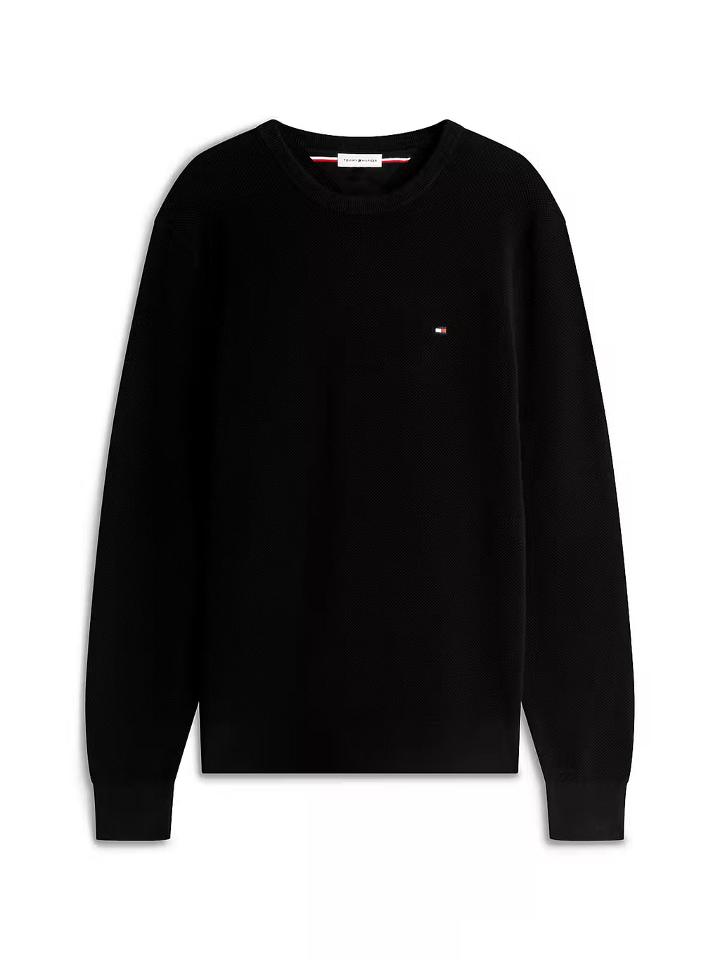 Tommy Hilfiger Essential Structure Crew Neck Black