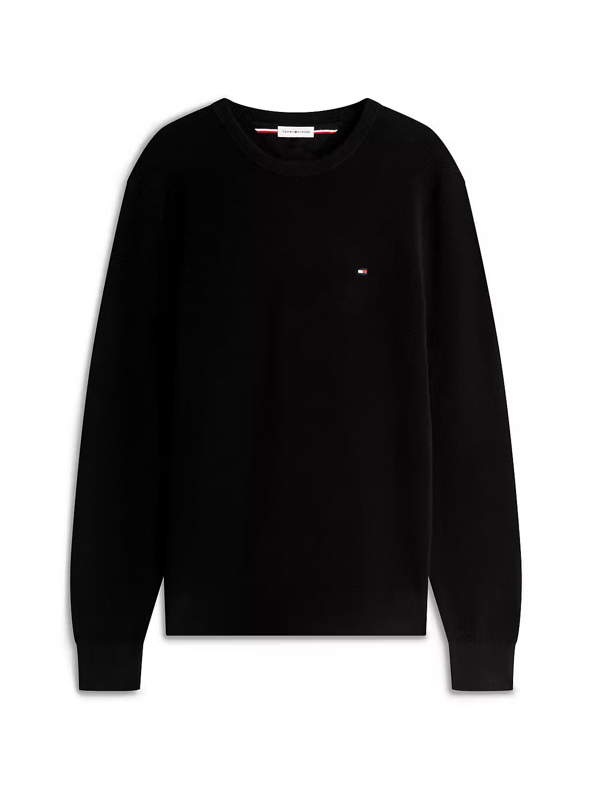 Tommy Hilfiger Essential Structure Crew Neck Black