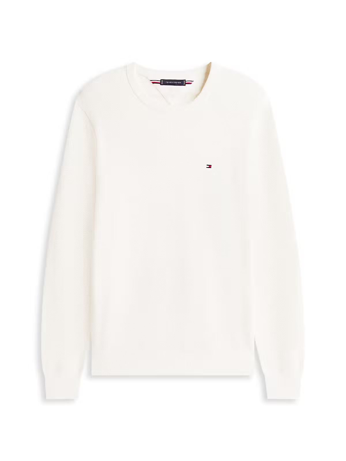 Tommy Hilfiger Essential Structure Crew Neck Ivory Petal