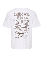 Only & Sons Axel Coffee SS T-shirt White