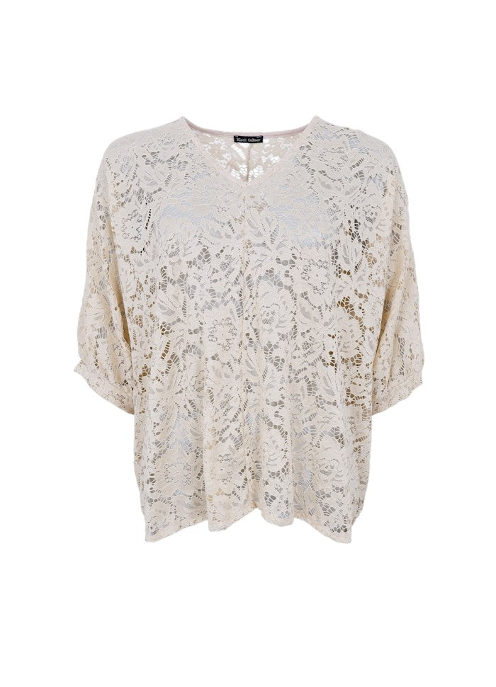 Debbie Lace Blouse Cream