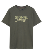 Dizzy Logo Tee + Beluga Green