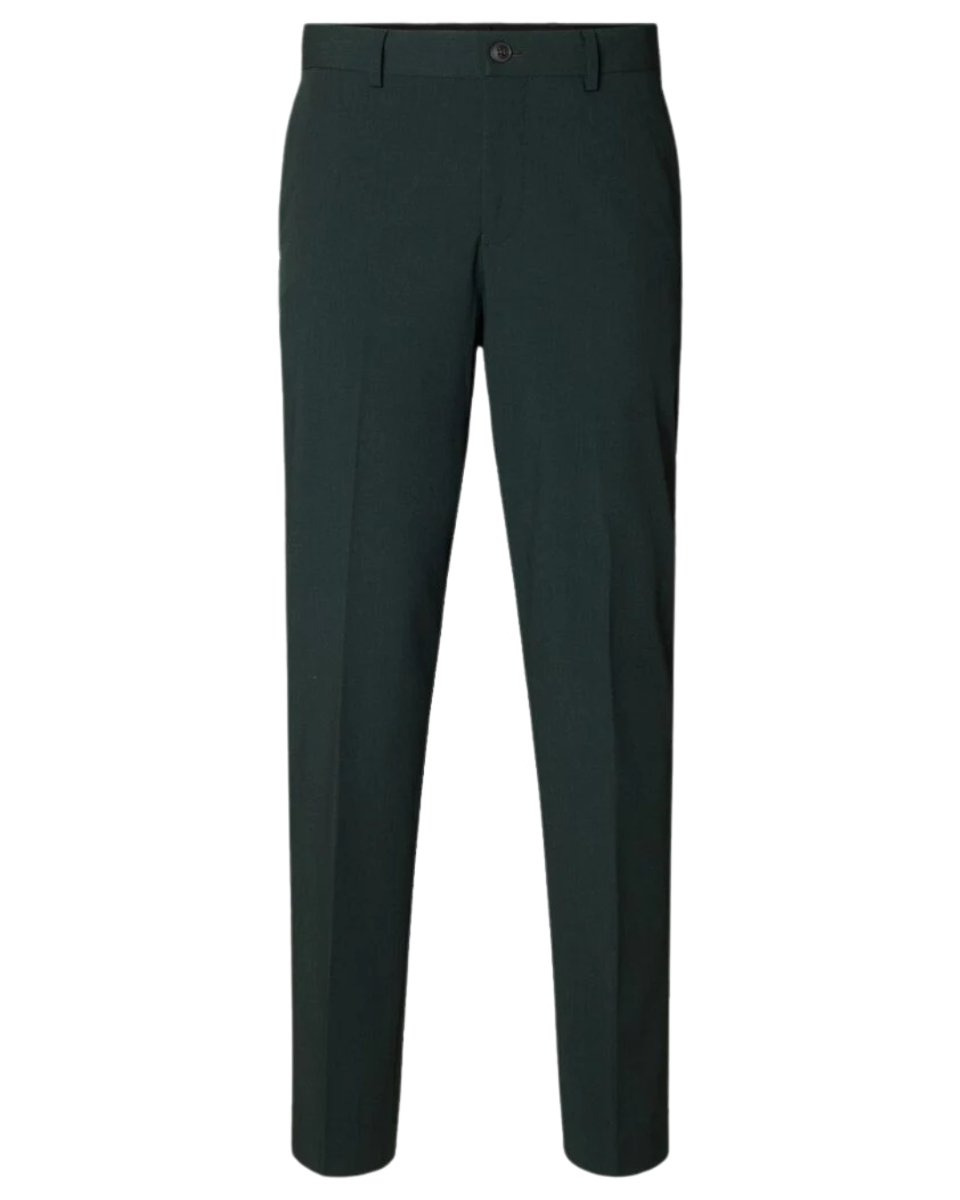 Slhslim-Liam Trs Flex Pants Noos Forest Night