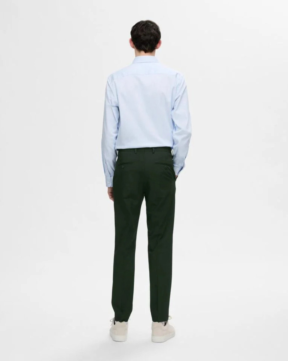 Slhslim-Liam Trs Flex Pants Noos Forest Night