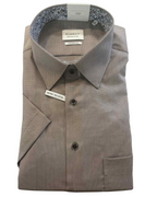 Eterna skjorte 2132 C141 Beige-Brown