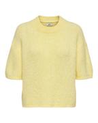 Linea S/S Pullover O-Neck Knit Pastel Yellow