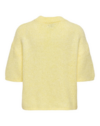 Linea S/S Pullover O-Neck Knit Pastel Yellow