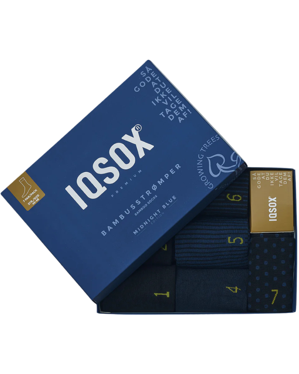 IQ Sock Sapphire Bamboo Sock Navy