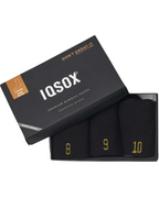 IQ Sock Sapphire Bamboo Footie Black