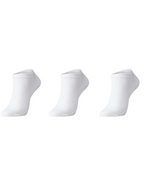 IQ Sock Sapphire Bamboo Footie White