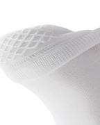 IQ Sock Sapphire Bamboo Footie White