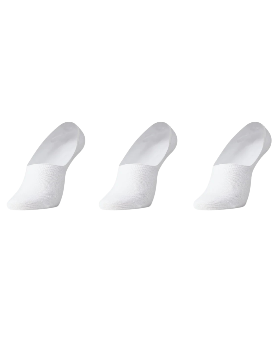 IQ Sock Premium Bamboo Invisible Sock White