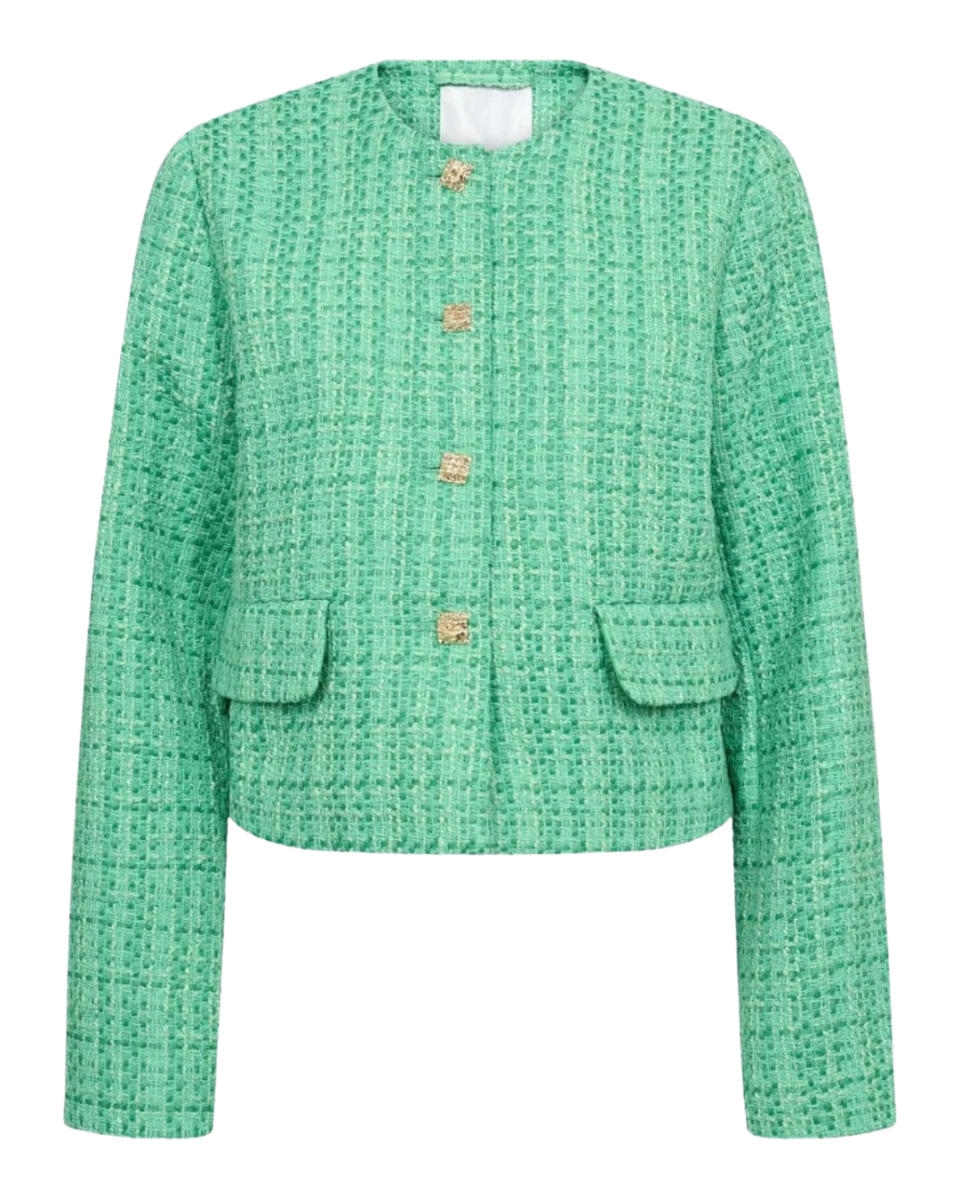 Calvin Boucle Jacket Green