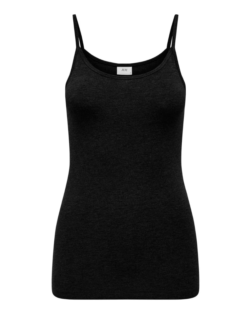 Mila S/L Singlet Top Black