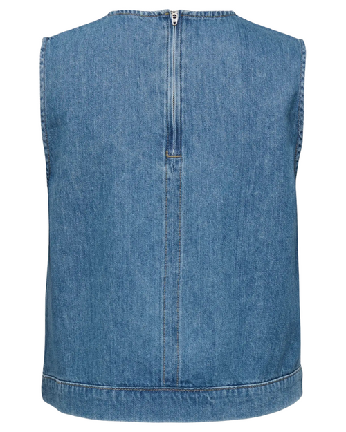 Bern S/L Top Denim Light Blue Denim