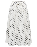Diego Maxi Skirt Cloud Dancer/Black