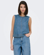Bern S/L Top Denim Light Blue Denim