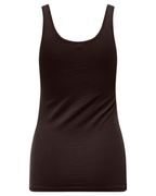 Ava S/L Tank Top 180 Noos Black Coffee